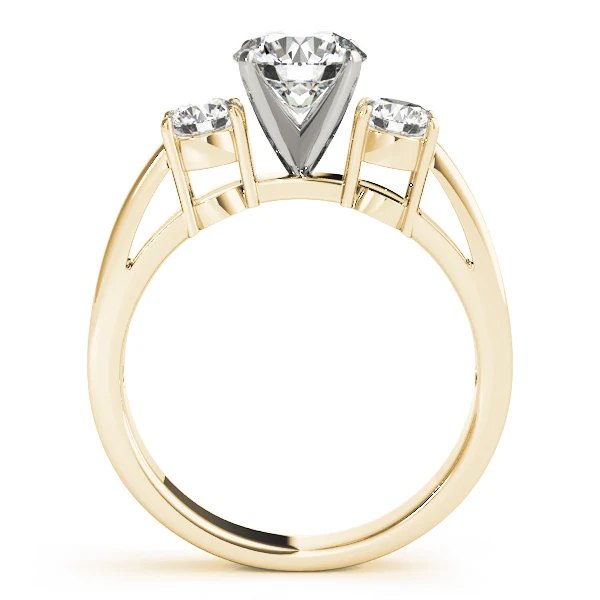 VS/F 2.00Ct Lab Grown Round Cut Diamond 3 Stone Ring 14k White Yellow Rose Gold - Image 4
