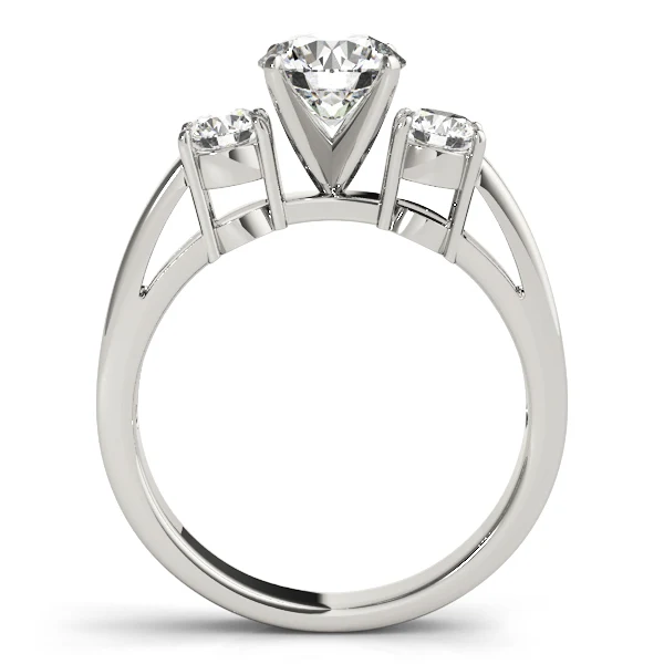 VS/F 2.00Ct Lab Grown Round Cut Diamond 3 Stone Ring 14k White Yellow Rose Gold - Image 6