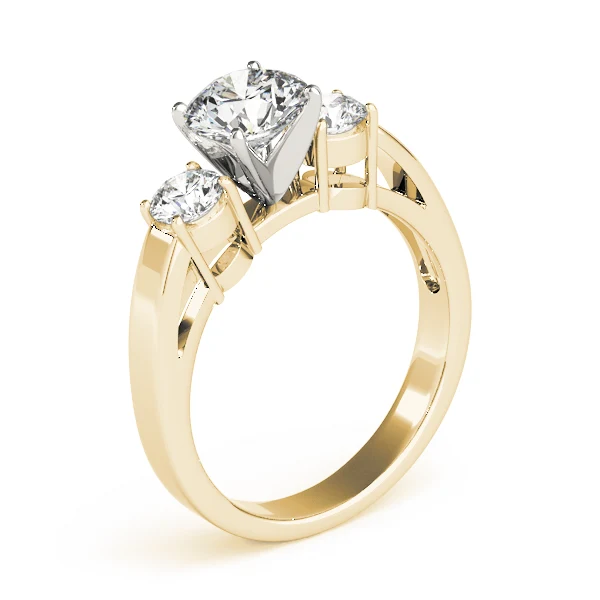 VS/F 2.00Ct Lab Grown Round Cut Diamond 3 Stone Ring 14k White Yellow Rose Gold - Image 7