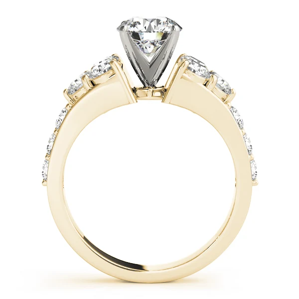 VS F 2.05 Carat Lab-Grown Round Diamond Prong Set Solitaire Engagement Ring 14K White Gold - Image 4