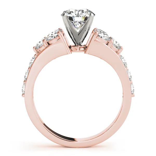 VS F 2.05 Carat Lab-Grown Round Diamond Prong Set Solitaire Engagement Ring 14K White Gold - Image 5