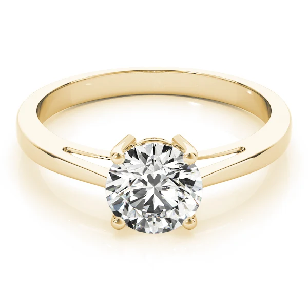VS-F Lab Grown Diamond 1.00-4.00 Carat Soliatire Engagement Ring 14K Rose Gold 4 Prong Set - Image 11