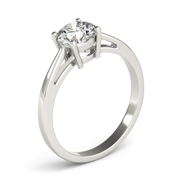 VS-F Lab Grown Diamond 1.00-4.00 Carat Soliatire Engagement Ring 14K Rose Gold 4 Prong Set - Image 4