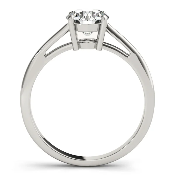 VS-F Lab Grown Diamond 1.00-4.00 Carat Soliatire Engagement Ring 14K Rose Gold 4 Prong Set - Image 9