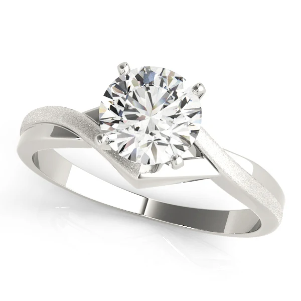 VS F Lab Grown Round Brilliant Cut Diamond Solitaire Engagement Ring 1.00-2.00 Ct 14K Gold - Image 3