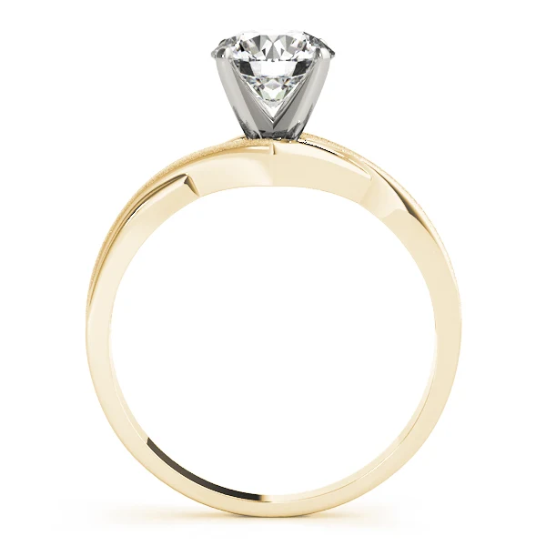 VS F Lab Grown Round Brilliant Cut Diamond Solitaire Engagement Ring 1.00-2.00 Ct 14K Gold - Image 4