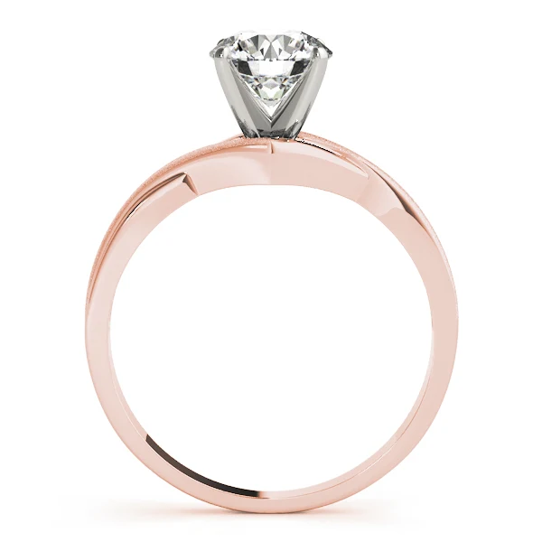VS F Lab Grown Round Brilliant Cut Diamond Solitaire Engagement Ring 1.00-2.00 Ct 14K Gold - Image 5