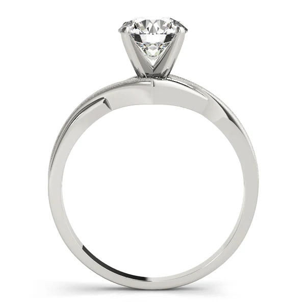 VS F Lab Grown Round Brilliant Cut Diamond Solitaire Engagement Ring 1.00-2.00 Ct 14K Gold - Image 6